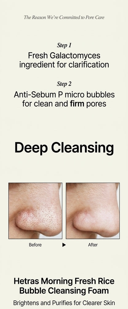 Morning Harvested Rice Bubble Cleansing Foam