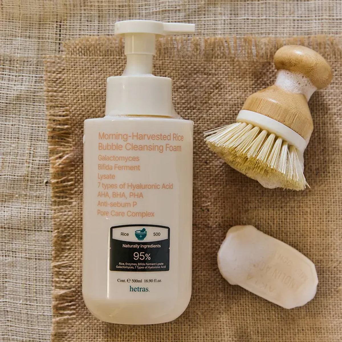 Morning Harvested Rice Bubble Cleansing Foam