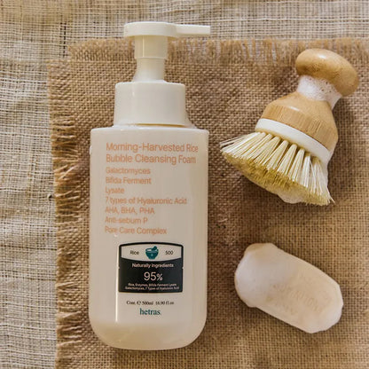 Morning Harvested Rice Bubble Cleansing Foam