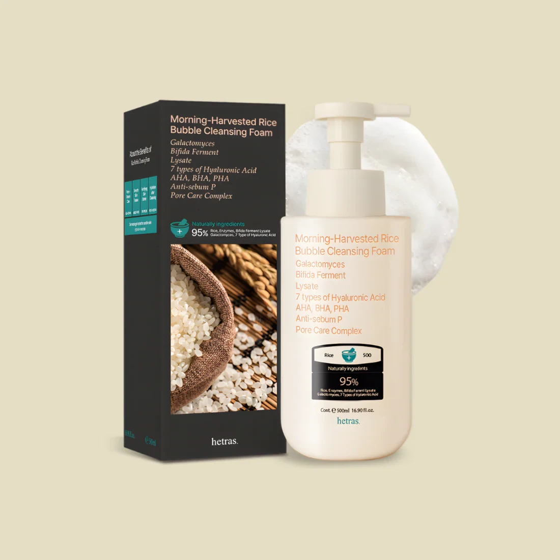Morning Harvested Rice Bubble Cleansing Foam